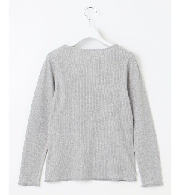 23区「【SLOW/一部店舗限定】ラメリブジャージー ロングTシャツ」|Tシャツ・カットソー|