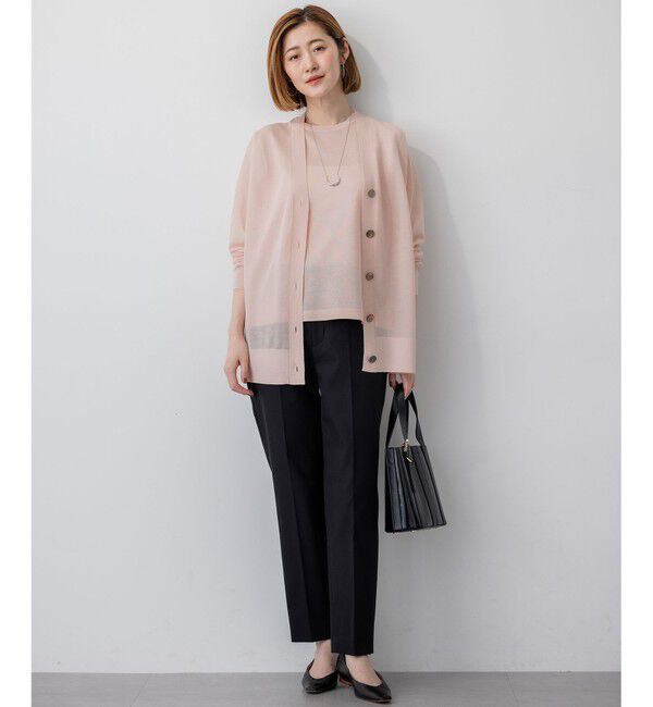 23区「【CanCam10月号掲載/CLASSY.10月号掲載】シャイニーシアー カーディガン」|カーディガン|