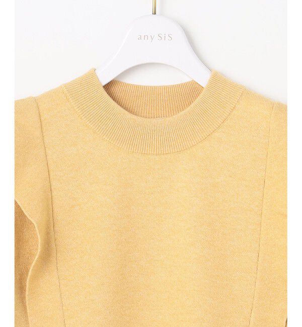 ANY SIS「【洗える】袖フレアーレイヤード ニット」|ニット・セーター|