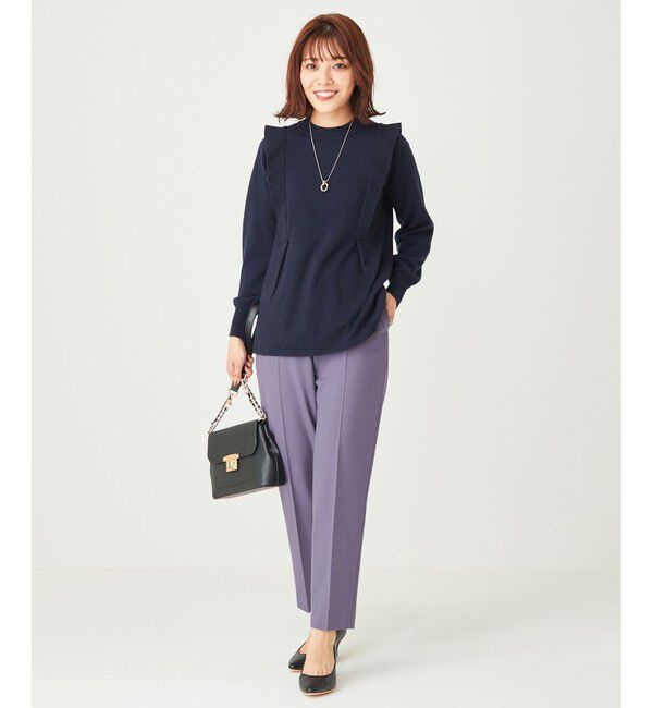 ANY SIS「【洗える】袖フレアーレイヤード ニット」|ニット・セーター|