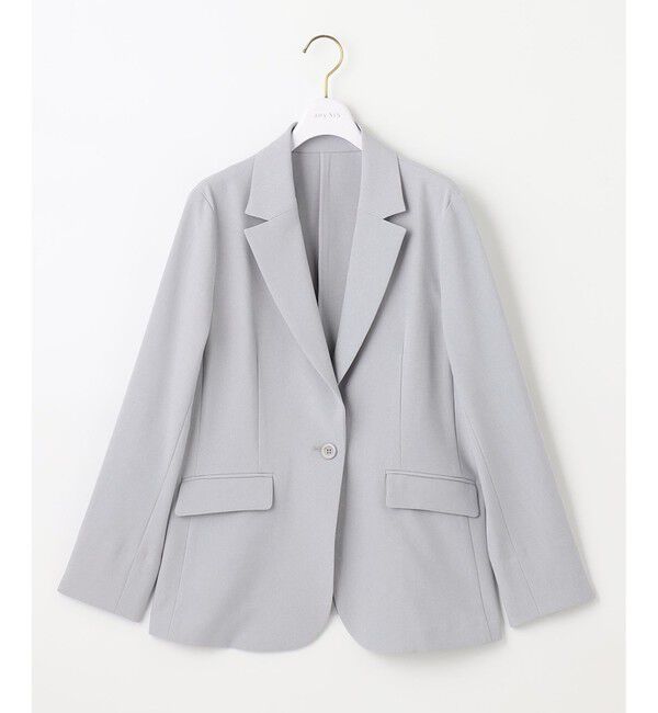ANY SIS「【美人百花7月号掲載】リネンライクポリエステル テーラード ジャケット」|テーラードジャケット|
