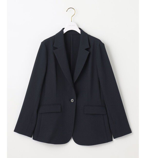 ANY SIS「【美人百花7月号掲載】リネンライクポリエステル テーラード ジャケット」|テーラードジャケット|