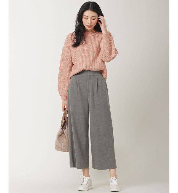 any SiS「【シリーズ累計7万本突破！】サーモ2WAYストレッチ ワンタック ワイドパンツ」|その他|