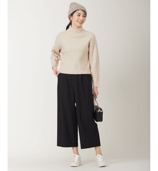 any SiS「【シリーズ累計7万本突破！】サーモ2WAYストレッチ ワンタック ワイドパンツ」|その他|