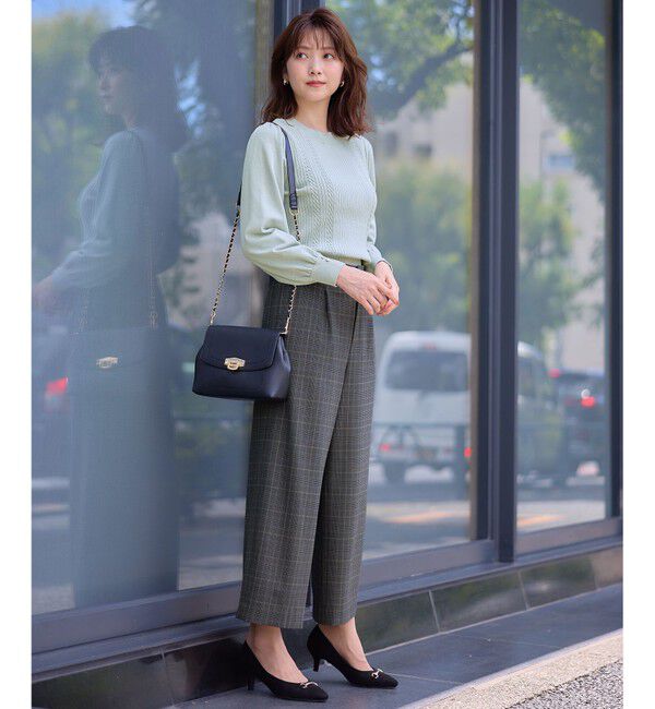 any SiS「【シリーズ累計7万本突破！】サーモ2WAYストレッチ ワンタック ワイドパンツ」|その他|