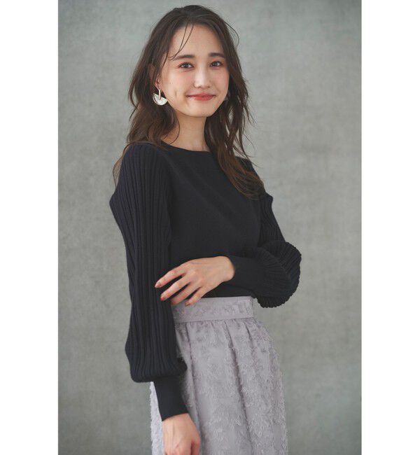 ANY SIS「【洗える】冬のシャルマン パフスリーブ ニット」|ニット・セーター|