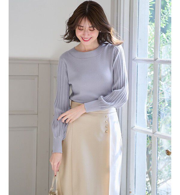 ANY SIS「【洗える】冬のシャルマン パフスリーブ ニット」|ニット・セーター|