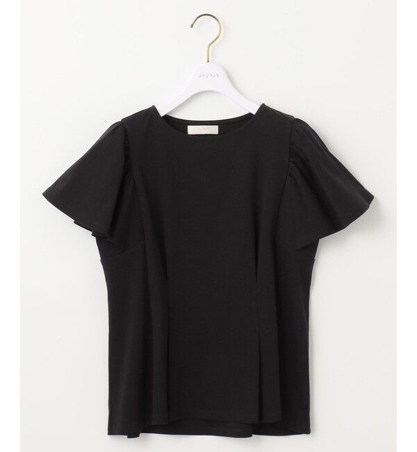 ANY SIS「【接触冷感】美人 フリルスリーブ カットソー」|Tシャツ・カットソー|