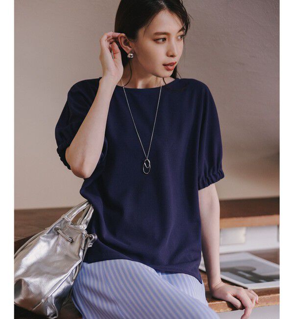 any SiS「【ネックレス付き】サカリバ プルオーバー」|Tシャツ・カットソー|ダークブルー