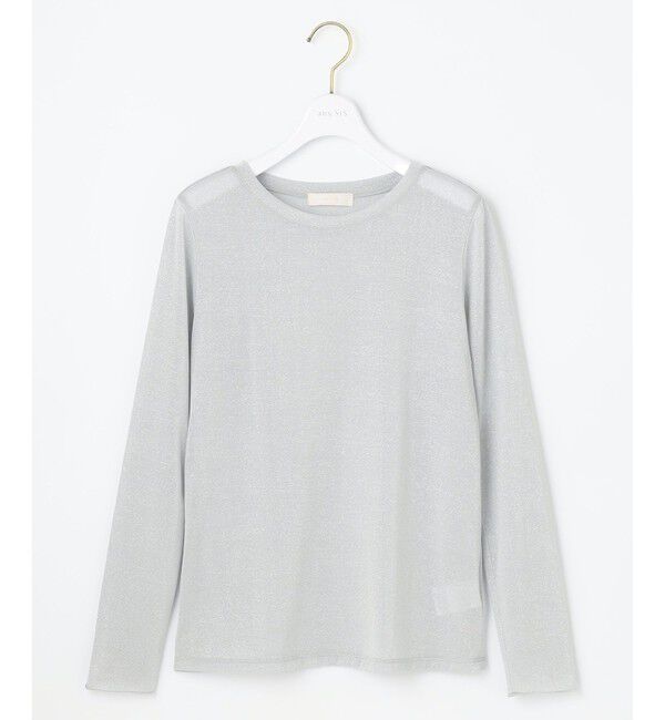 any SiS「【洗える】シアーラメ インナー」|Tシャツ・カットソー|シルバー