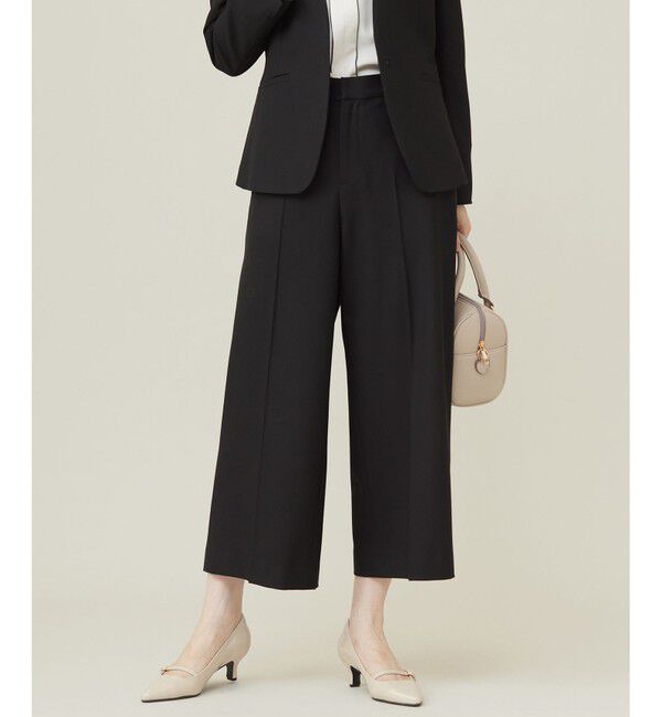 ANY SIS「【保温効果/ストレッチ】シリーズ累計13万枚突破！ビューティサーモ ワイドパンツ」|その他|ブラック