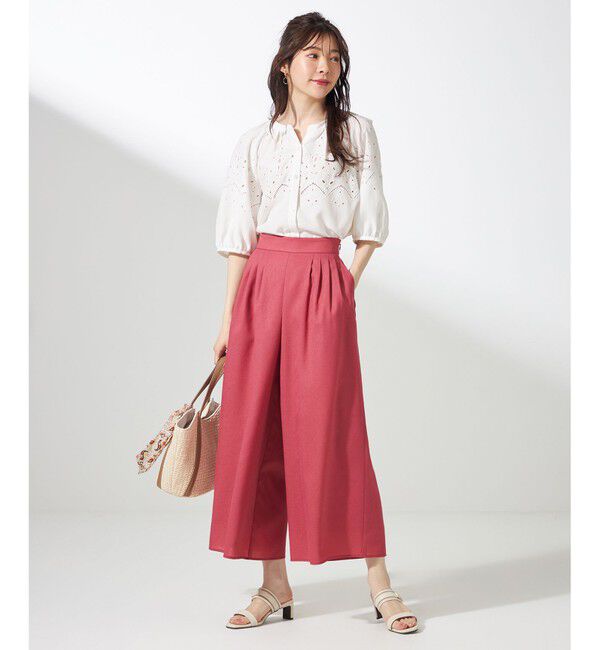 ANY SIS「【洗える】カットワークエンブロイダリー ブラウス」|シャツ・ブラウス|