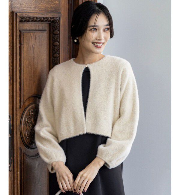 ANY SIS「【洗える】フェザーボレロ カーディガン」|カーディガン|