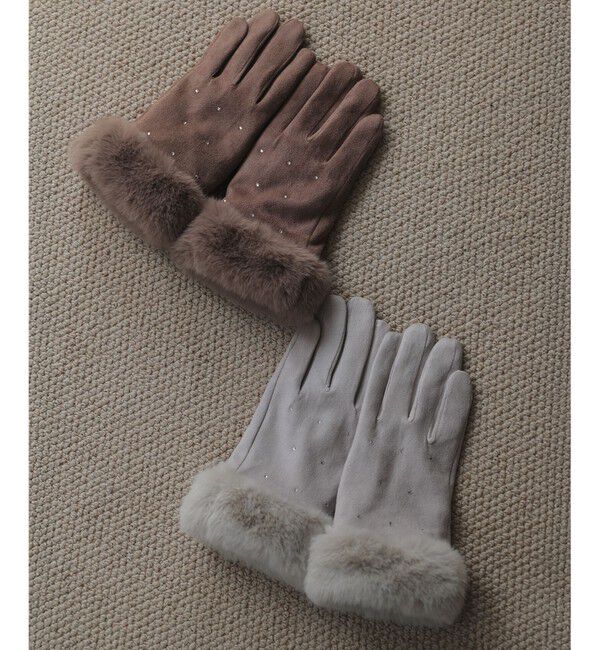 ANY SIS「シャインストーン グローブ」|手袋|