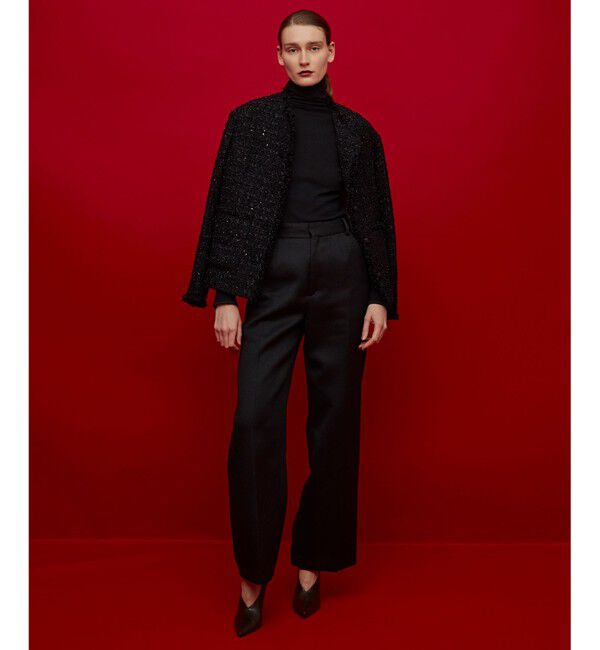 BEIGE,「MONGE / ノーカラージャケット」|ノーカラージャケット|