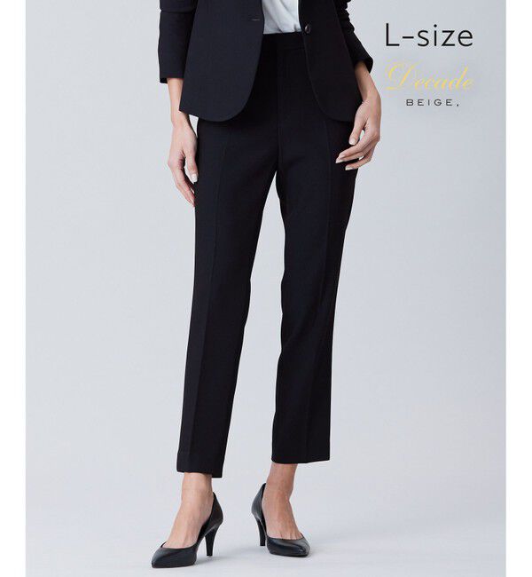 BEIGE,「【L-size】LUIZA / クロップドパンツ」|その他|Black