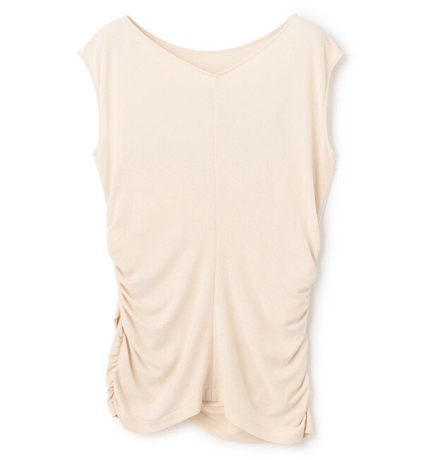 BEIGE,「MELLE / ギャザートップス」|Tシャツ・カットソー|