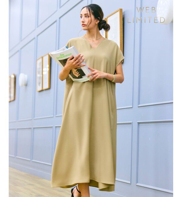 BEIGE,「【WEB限定】VIRGILE / ワンピース」|ワンピース|Mocha