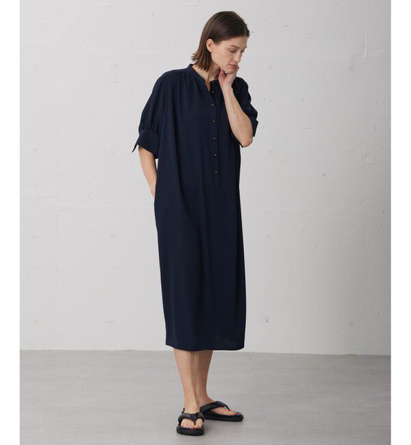 BEIGE,「【WEB限定】SIMEON / ギャザーワンピース」|ワンピース|