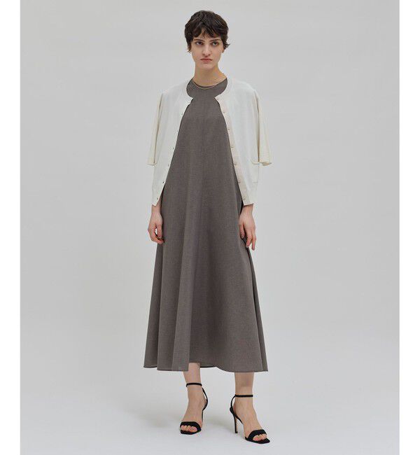 BEIGE,「【洗える/接触冷感/速乾/UVケア対応】BATEAU / Aラインドレス」|ワンピース|