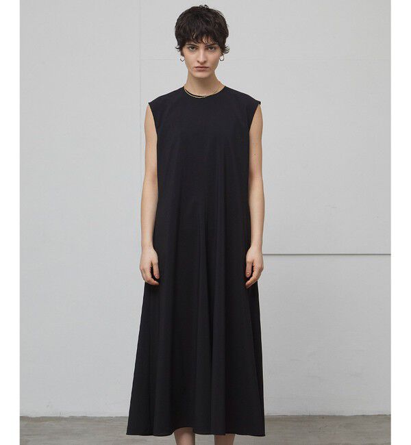 BEIGE,「【洗える/接触冷感/速乾/UVケア対応】BATEAU / Aラインドレス」|ワンピース|Black