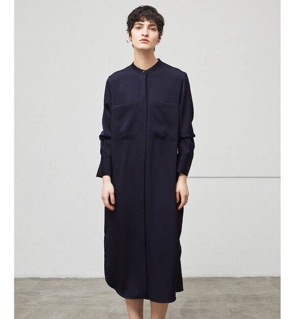 BEIGE,「【洗える】FLEUR / シャツドレス」|ワンピース|Navy