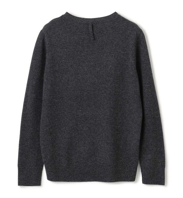 BEIGE,「【WEB限定・洗える】ROGAN / バイカラーウールクルーネックニット」|ニット・セーター|