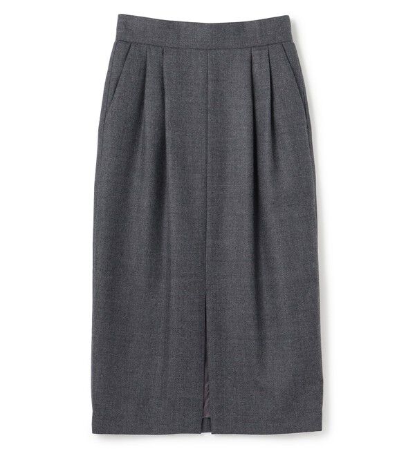 BEIGE,「【VERY NaVY12月号掲載】TERNES / 2タックウールスカート」|スカート|