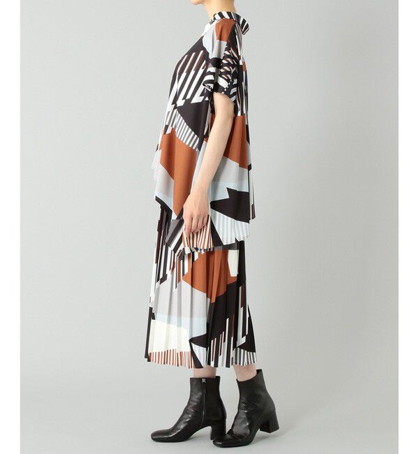  「プリントイレギュラーヘムトップ」|Tシャツ・カットソー|