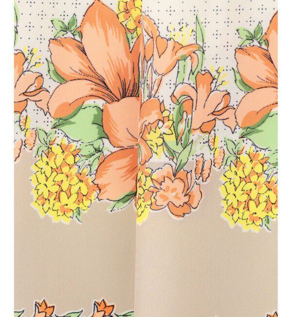 GRACE CONTINENTAL「ブーケスカーフプリントフレアスカート」|スカート|