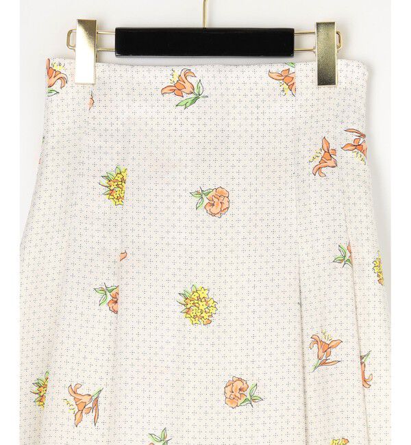 GRACE CONTINENTAL「ブーケスカーフプリントフレアスカート」|スカート|