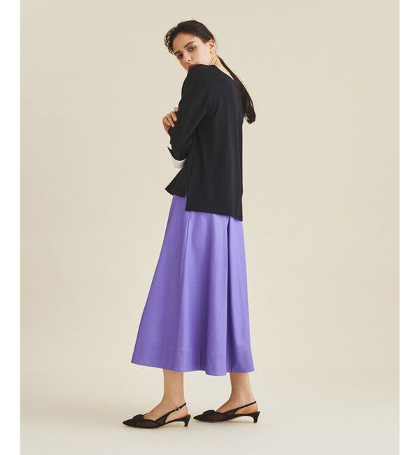 Grace Class「フェイクレザータックスカート」|スカート|