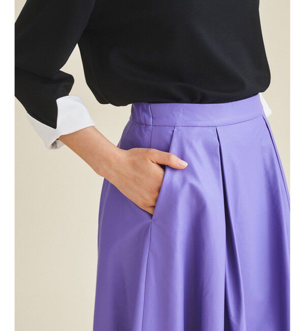 Grace Class「フェイクレザータックスカート」|スカート|