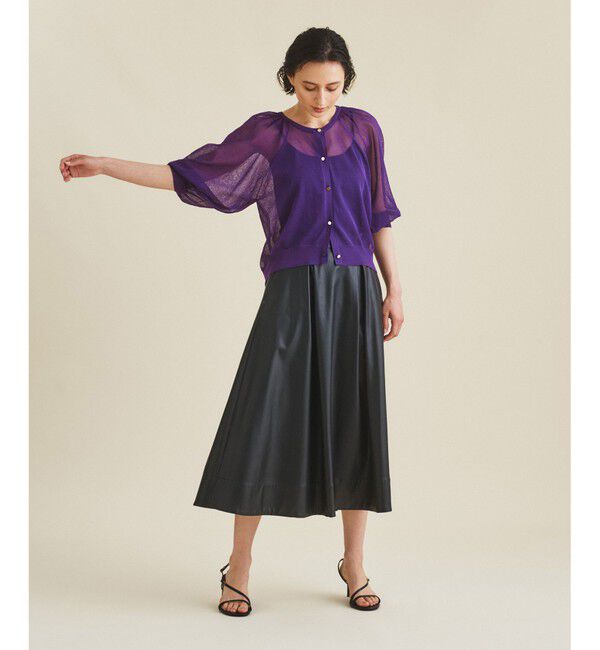 Grace Class「フェイクレザータックスカート」|スカート|