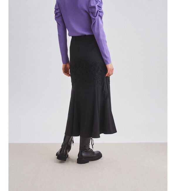 GRACE CONTINENTAL「レース切替マーメイドスカート」|スカート|