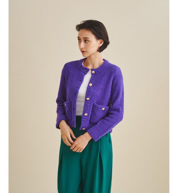  「ループヤーンニットカーディガン」|カーディガン|
