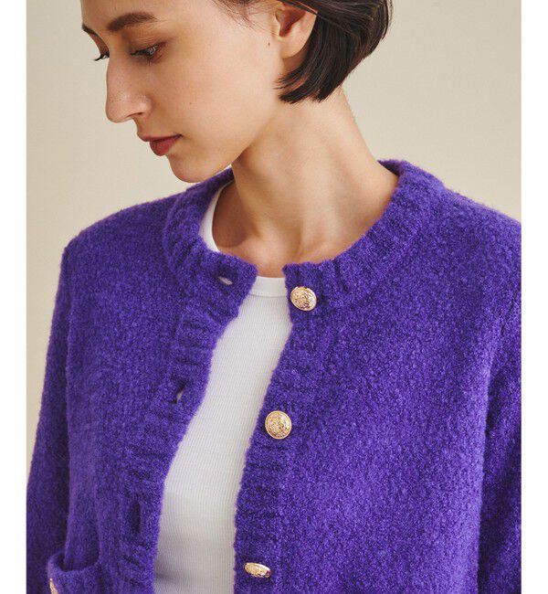  「ループヤーンニットカーディガン」|カーディガン|