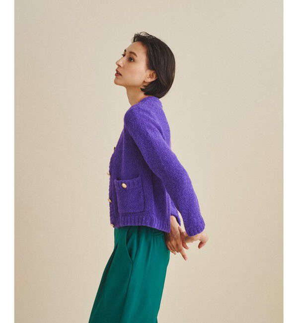  「ループヤーンニットカーディガン」|カーディガン|