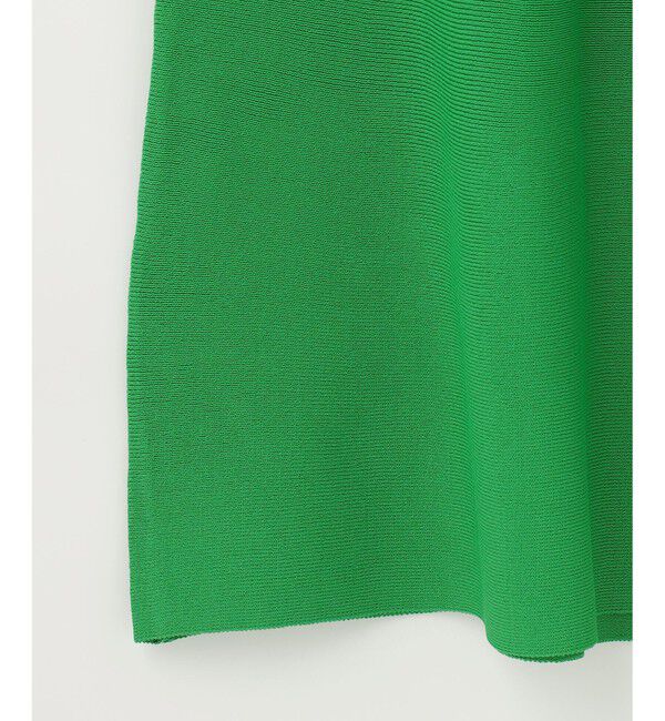  「バイカラーフレアニットワンピース」|ワンピース|