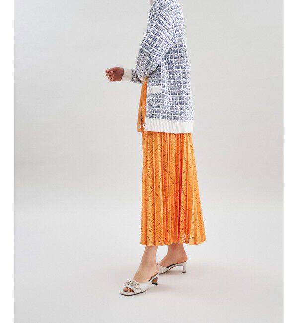 Diagram「キカレースプリーツスカート」|スカート|オレンジ