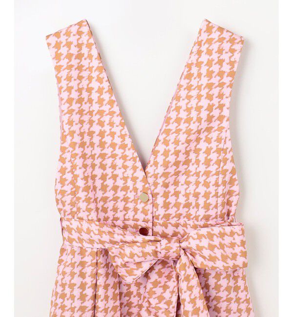 Grace Class「ハウンドトゥースジャンパースカート」|ワンピース|