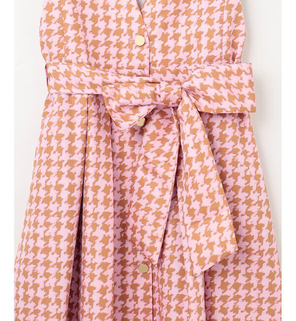 Grace Class「ハウンドトゥースジャンパースカート」|ワンピース|