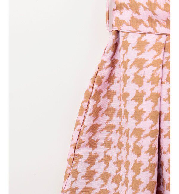 Grace Class「ハウンドトゥースジャンパースカート」|ワンピース|