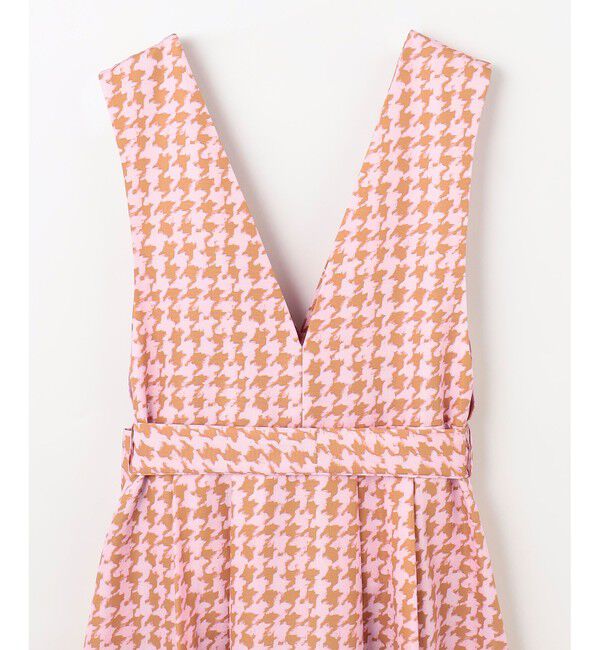 Grace Class「ハウンドトゥースジャンパースカート」|ワンピース|