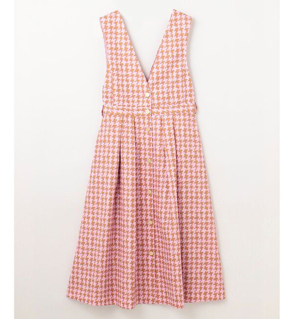 Grace Class「ハウンドトゥースジャンパースカート」|ワンピース|