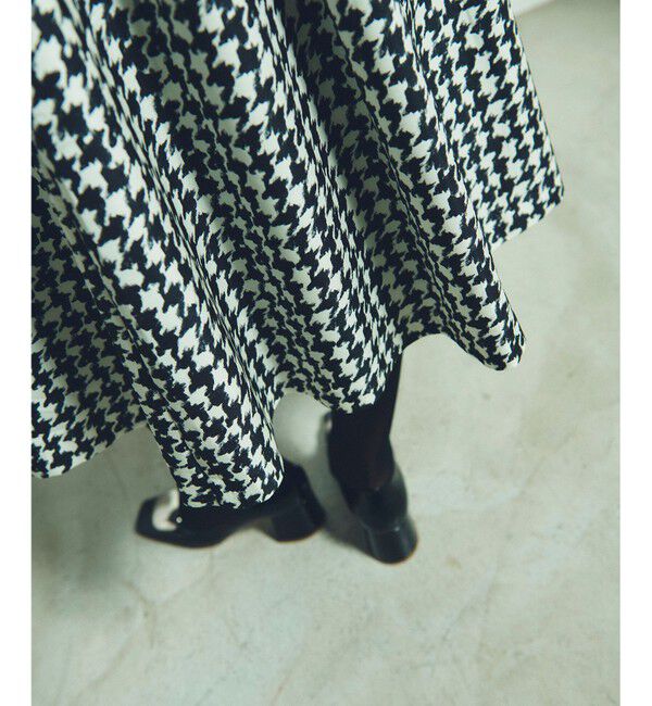 Grace Class「ハウンドトゥースジャンパースカート」|ワンピース|