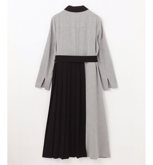 Grace Class「ウールタッチバイカラードレス」|ワンピース|