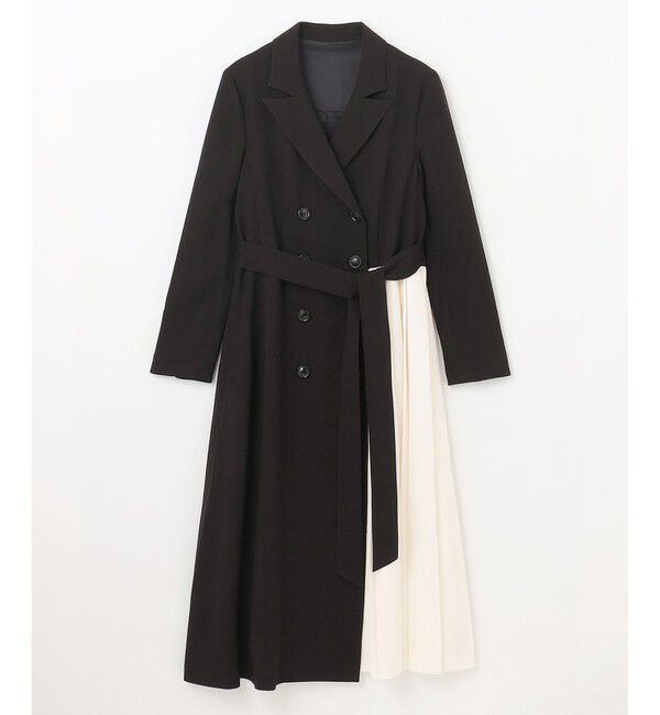 Grace Class「ウールタッチバイカラードレス」|ワンピース|