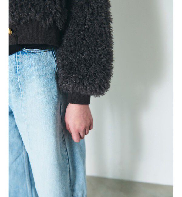 Diagram「フェイクファーニットカーディガン」|カーディガン|