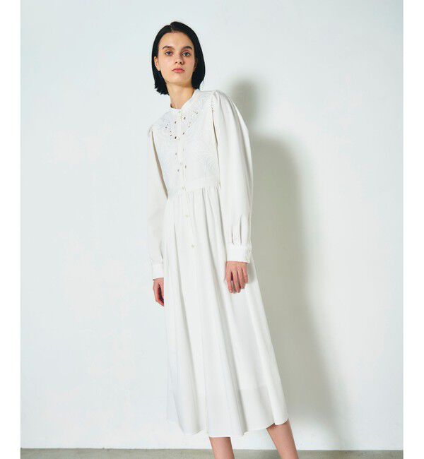 Diagram「刺繍シャツワンピース」|ワンピース|